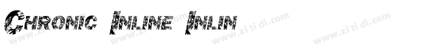Chronic Inline Inlin字体转换